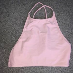 ✨3/$15✨Pink high neck bikini top